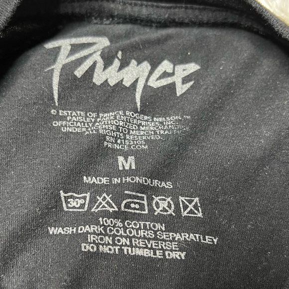 Prince Official Purple Rain Graphic T-Shirt Black Unisex Sz XL/XXL - Picture 4 of 4